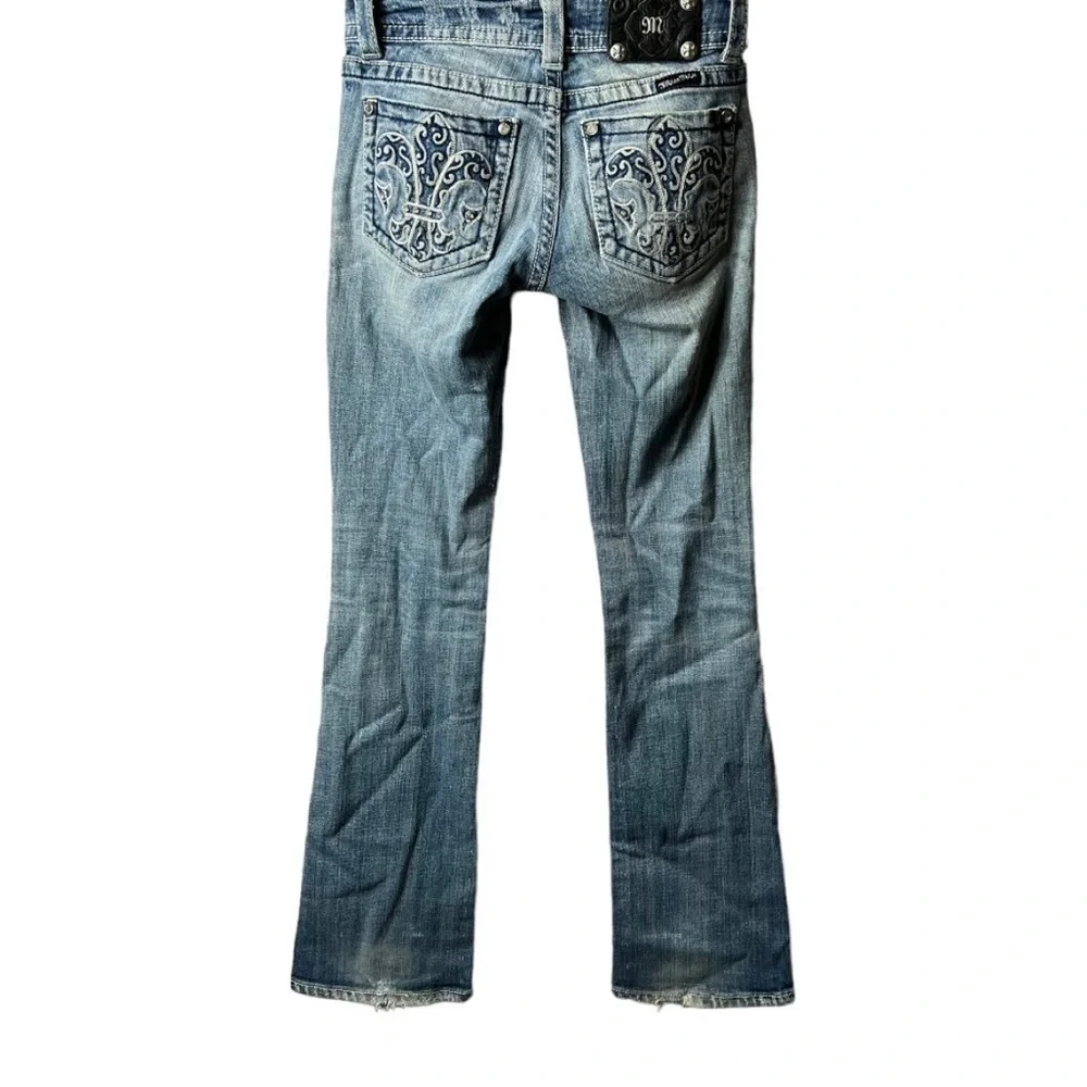 Miss me distressed bootcut jeans